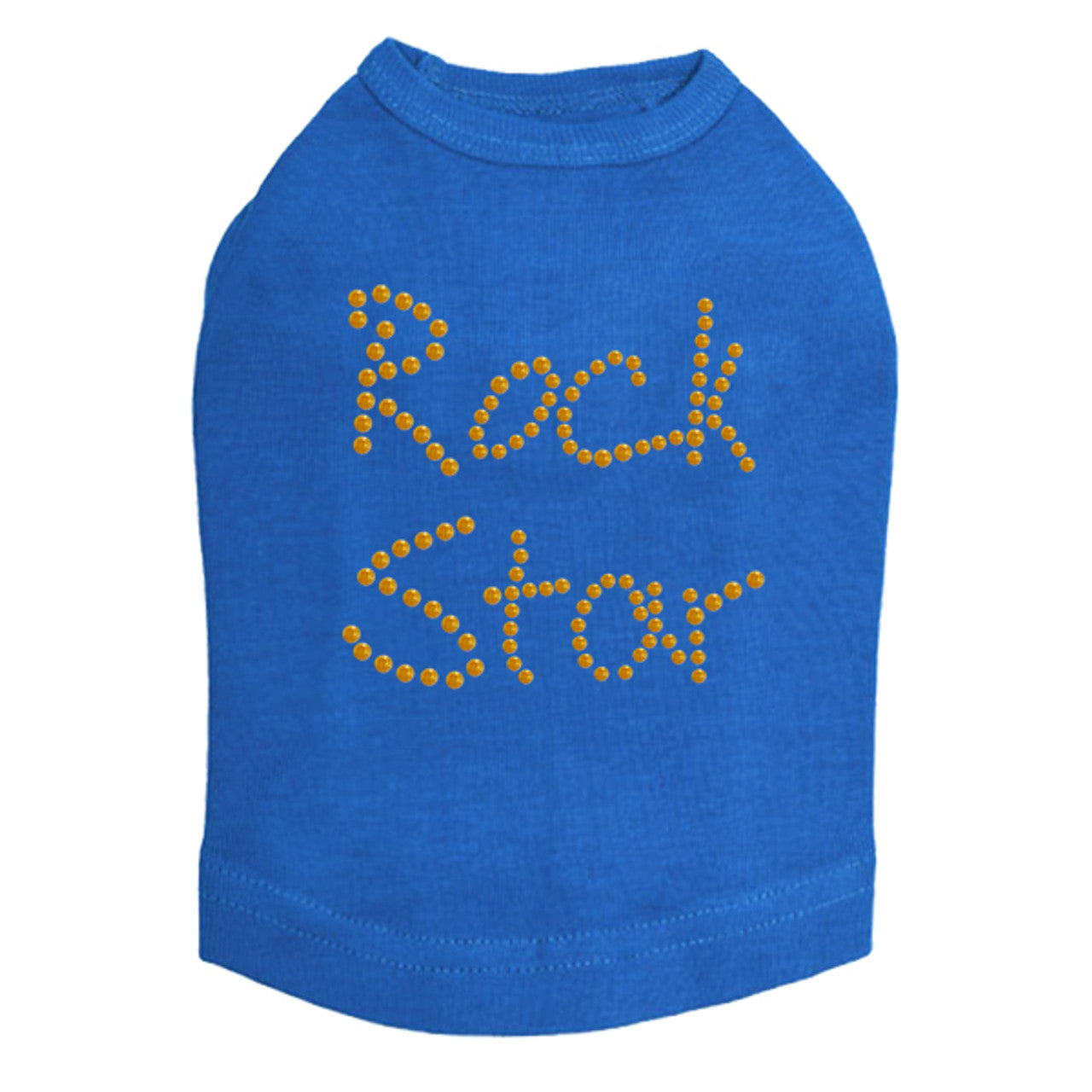 Rock Star (Gold) - Dog Tank