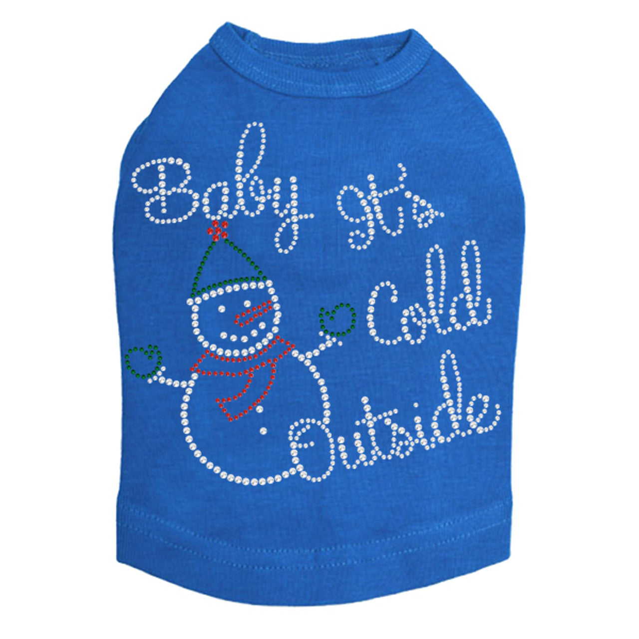 Baby Its Cold Outside Snowman - Dog Tank