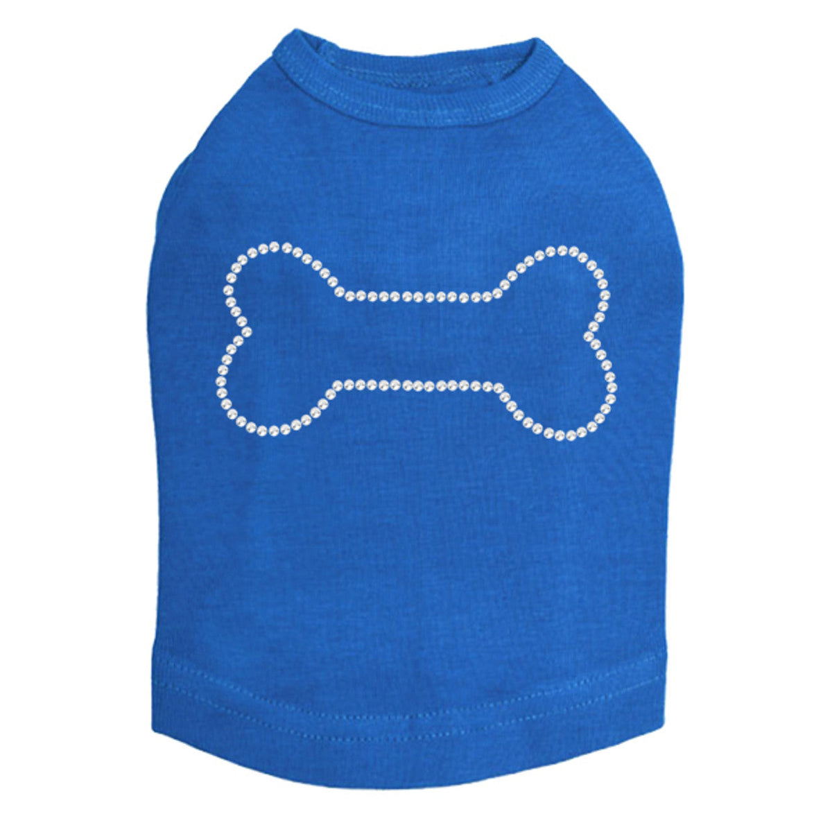 Bone - Rhinestone Dog Tank
