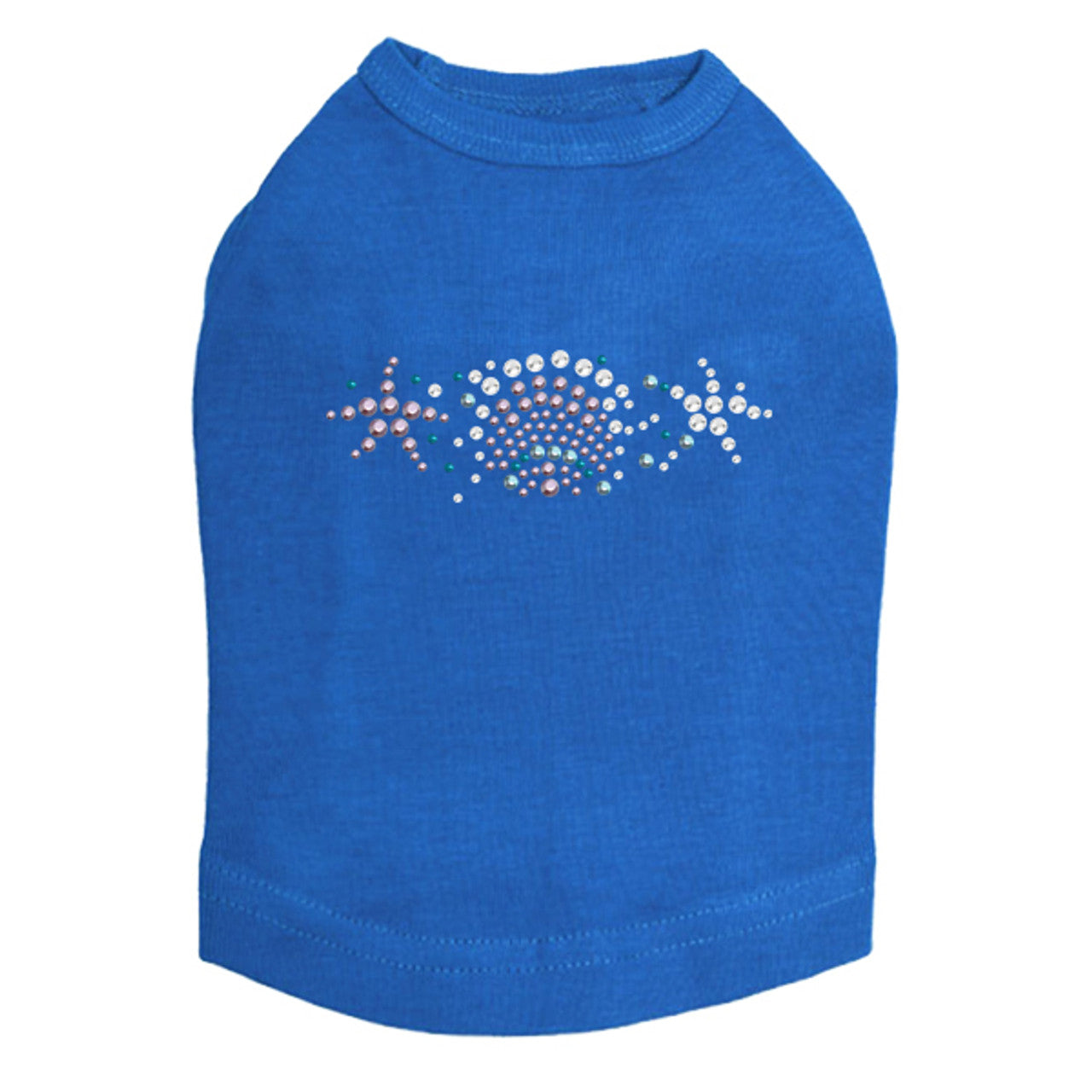 Sea Shells (Small Rhinestone) - Dog Tank