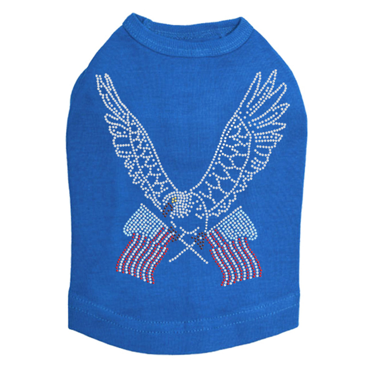 Eagle with Flags - Dog Tank