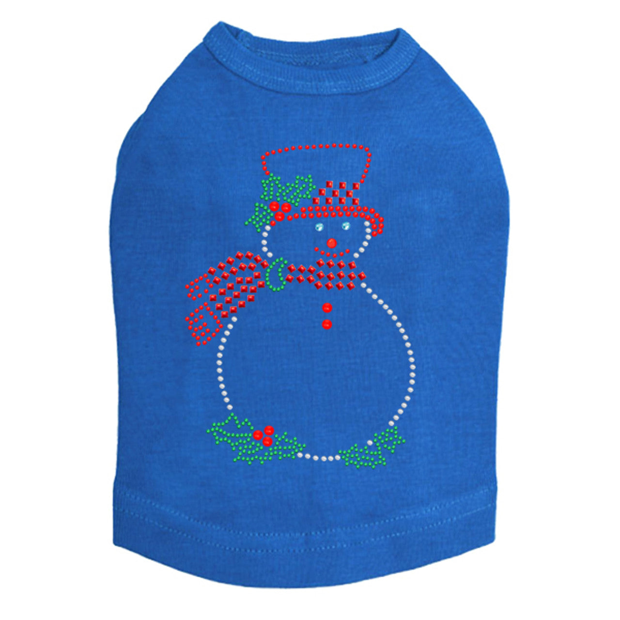 Snowman Outline - Dog Tank