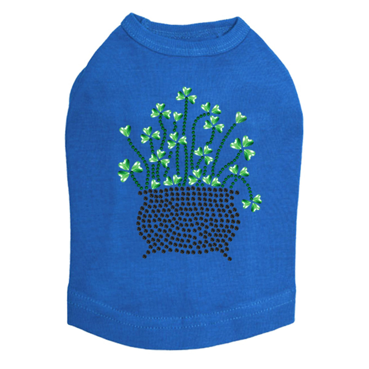 Pot of Shamrocks - Dog Tank