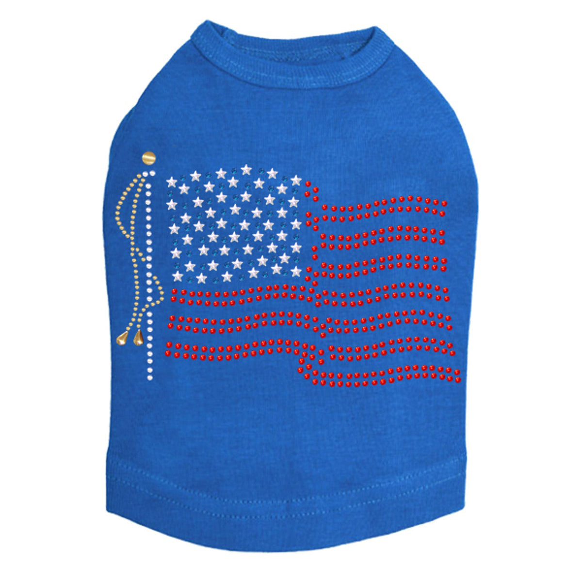 USA Flag - Dog Tank