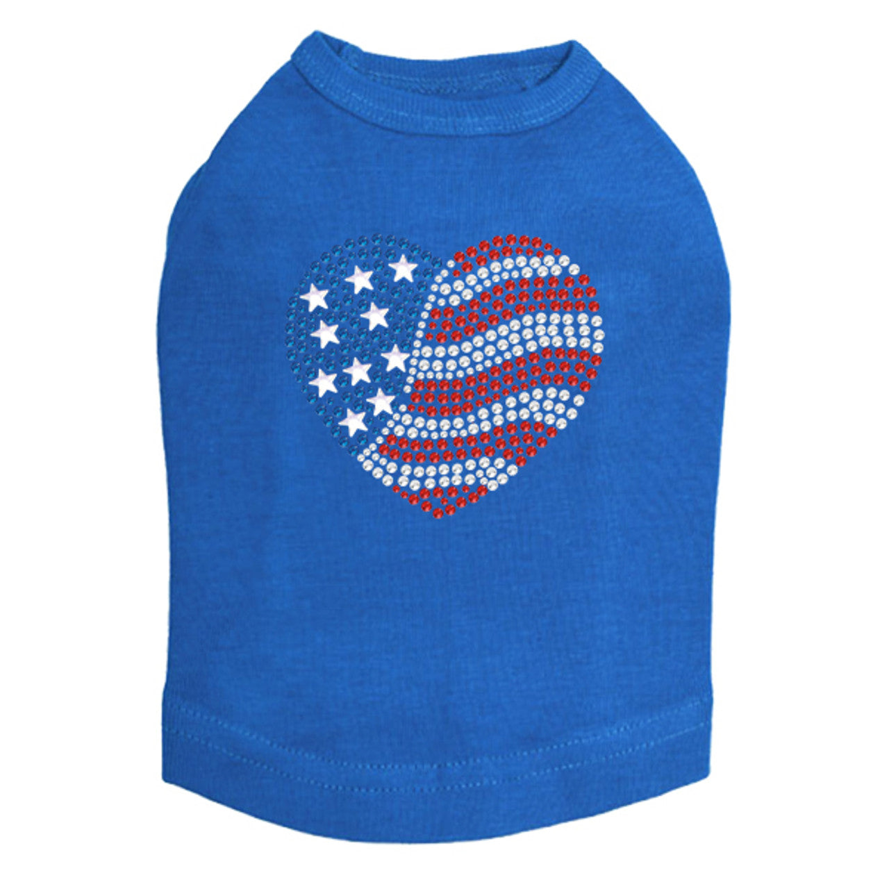 Patriotic Heart 2 - Dog Tank