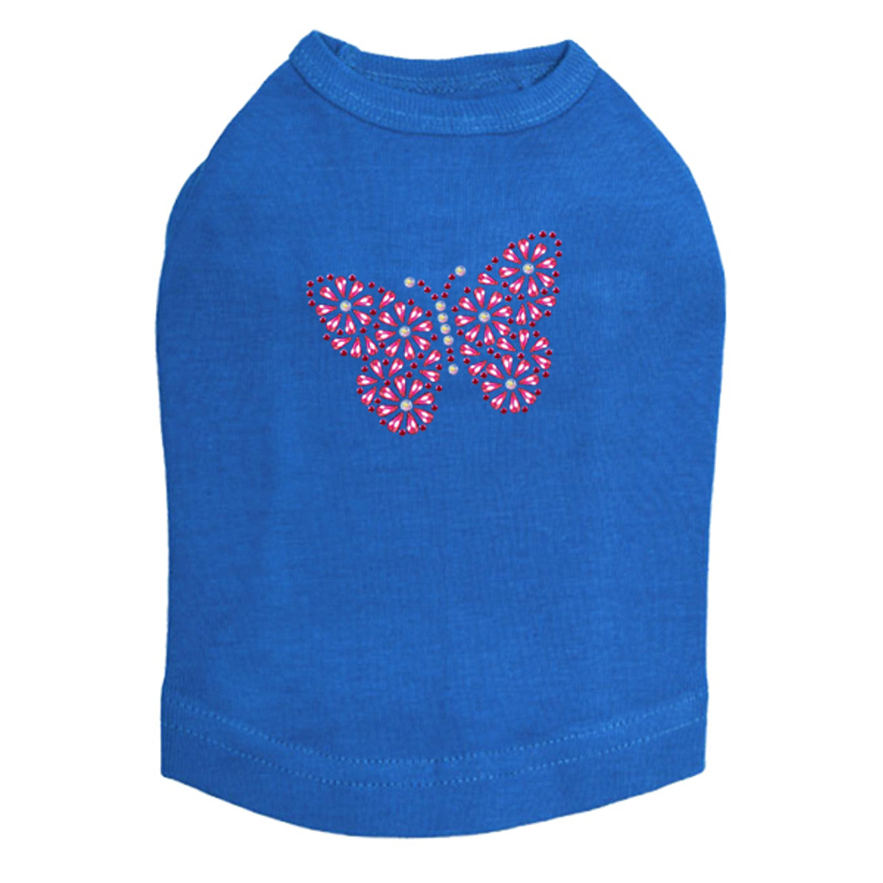 Pink Nailhead Butterfly - Dog Tank
