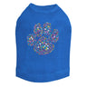 Multicolor Paw - Dog Tank