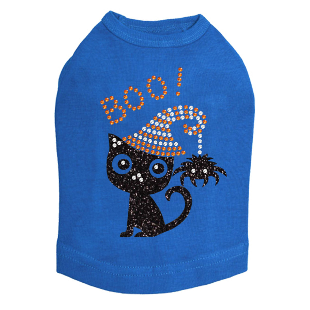 Cat with Spider Hat - Dog Tank