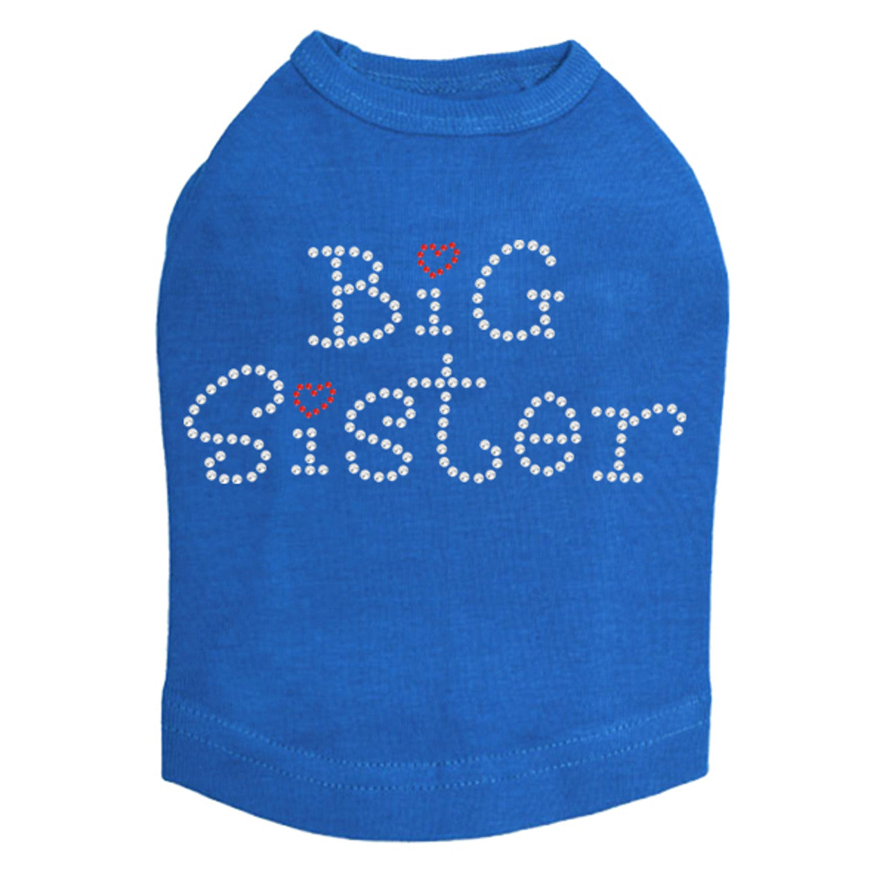 Big Sister with Red Heart - Dog Tank