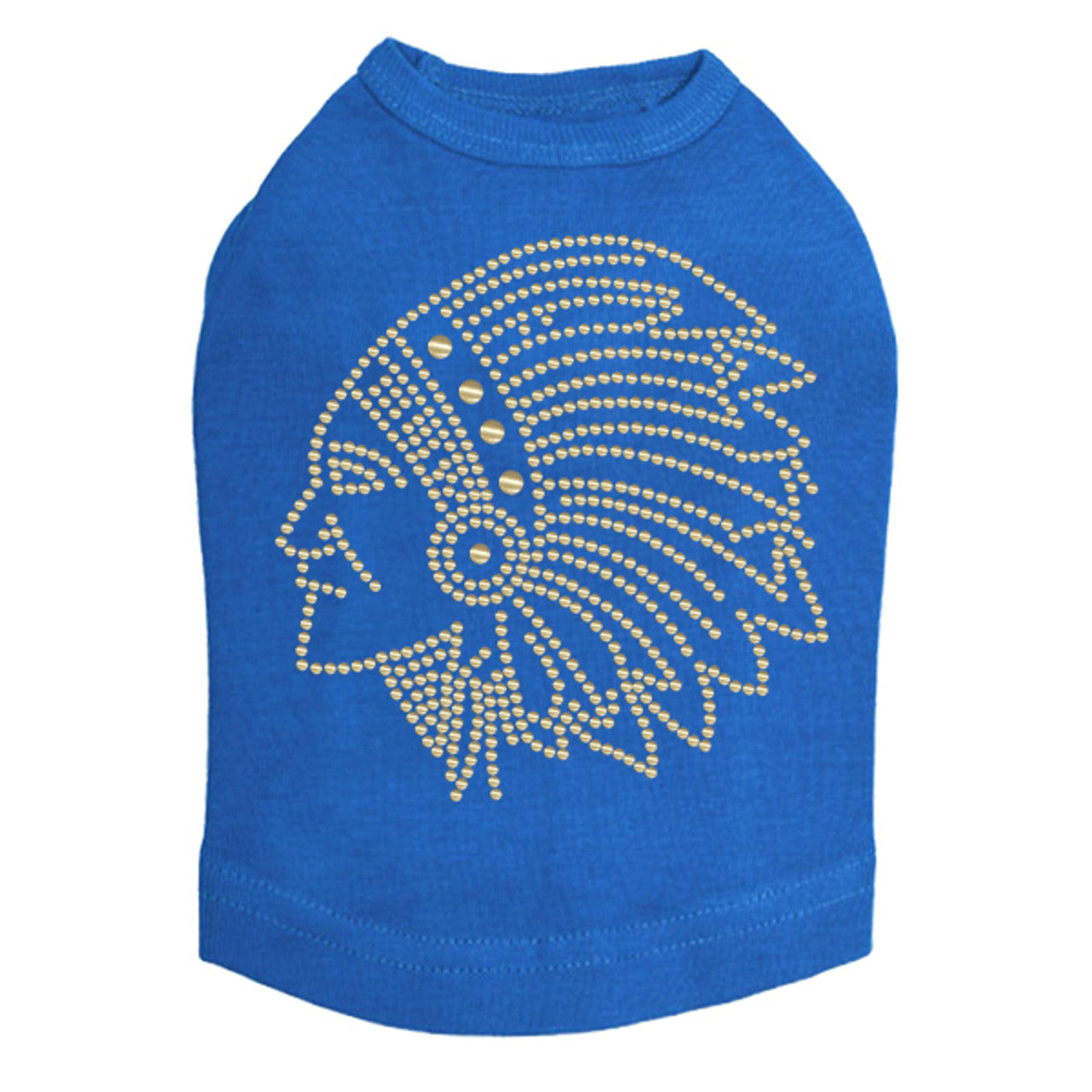 Indian (Gold Nailheads) - Dog Tank