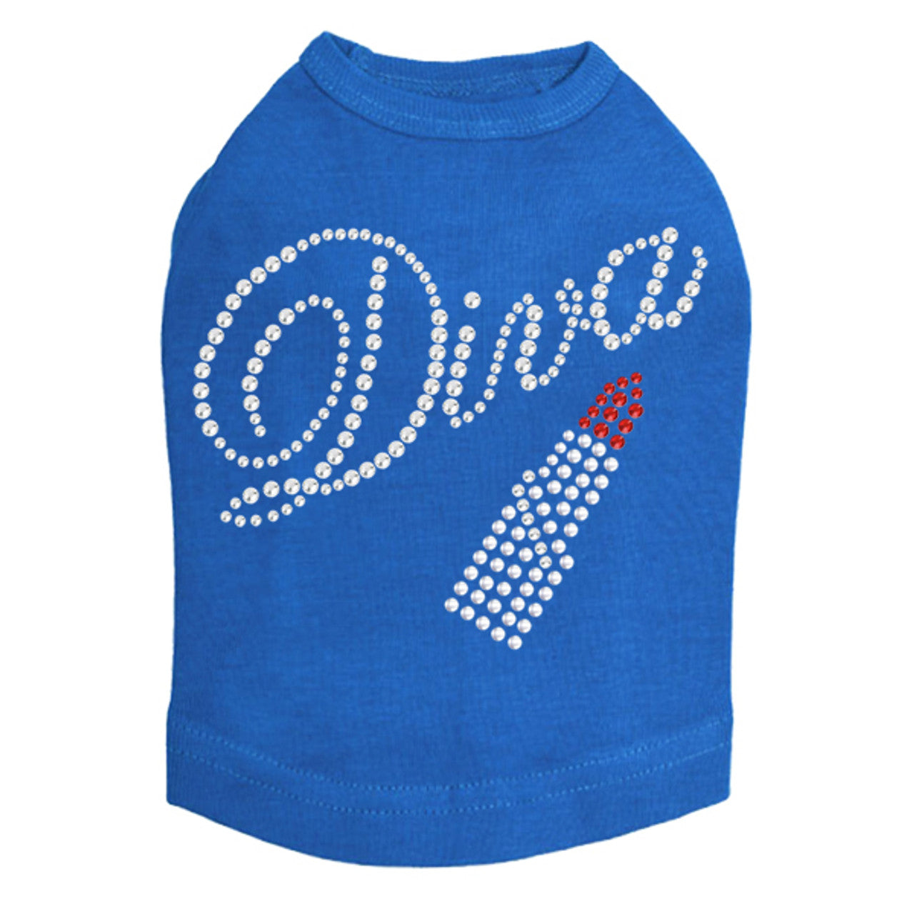 Diva with Red Lipstick - Dog Tank