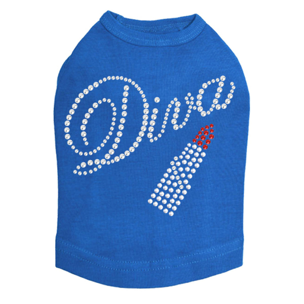 Diva with Red Lipstick - Dog Tank