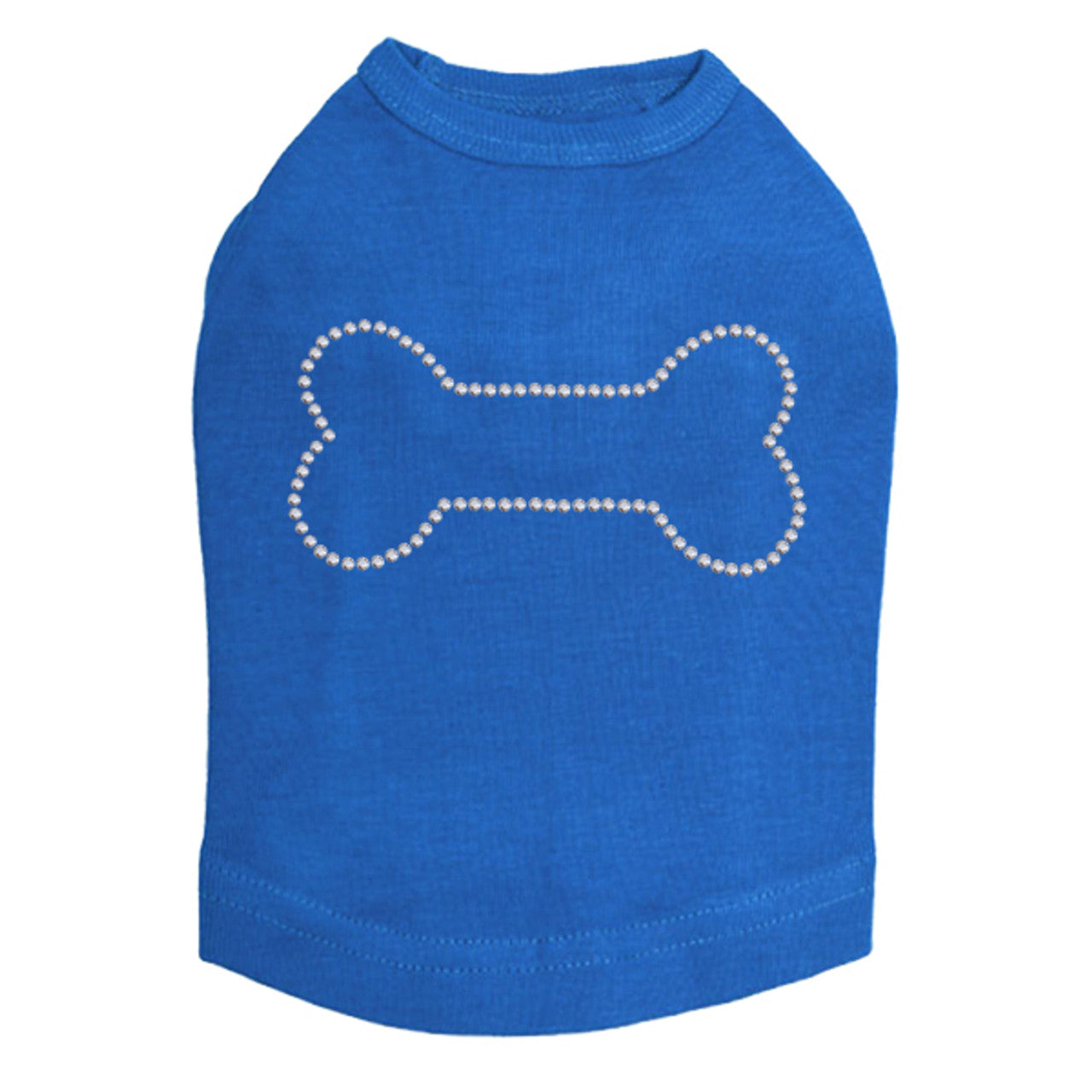 Bone - Rhinestuds - Dog Tank
