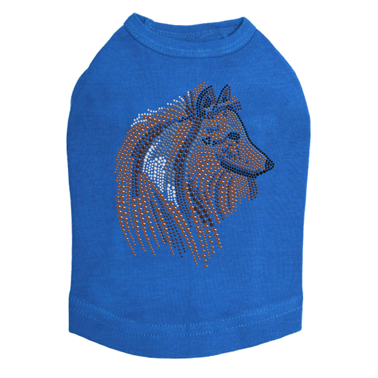 Collie Face - Dog Tank