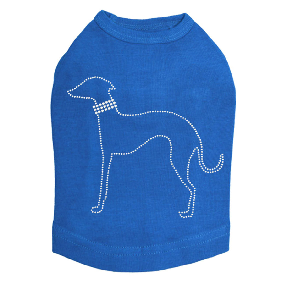 Greyhound Outline - Dog Tank