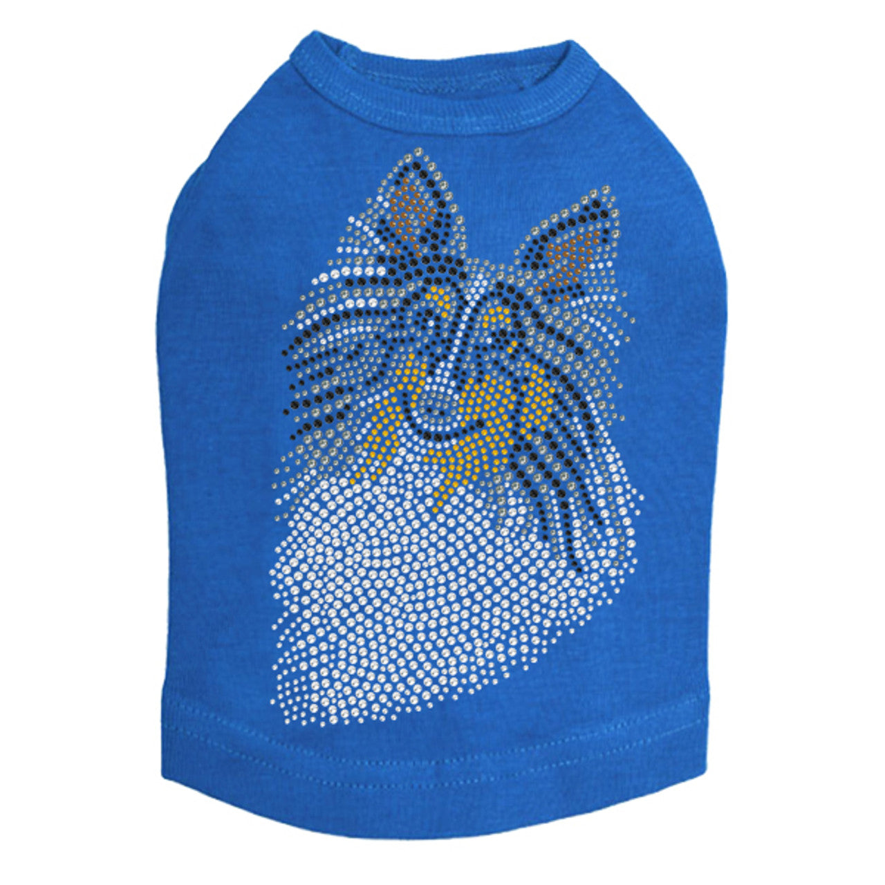 Sheltie Face (Tri Color) - Dog Tank