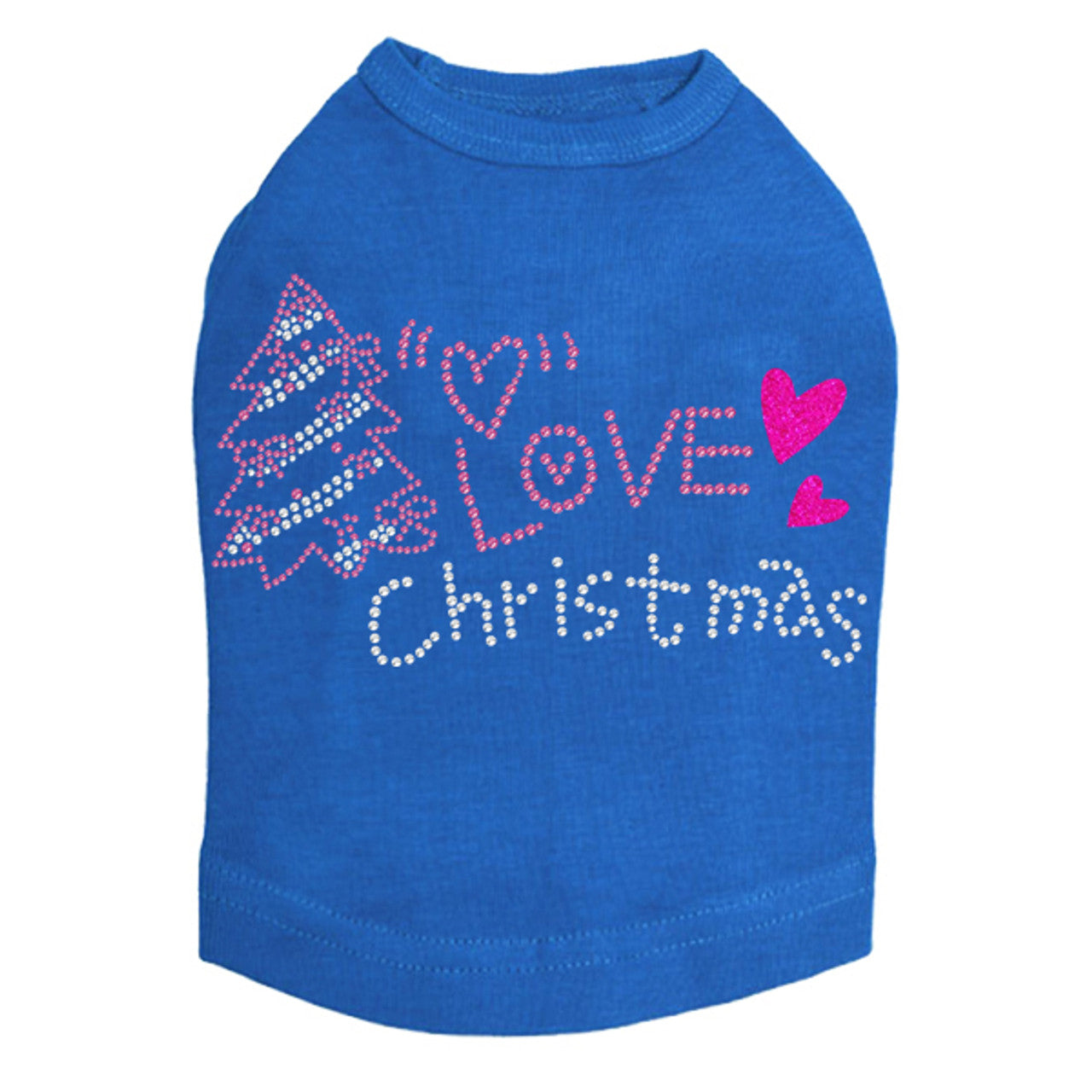 Love Pink Christmas - Dog Tank