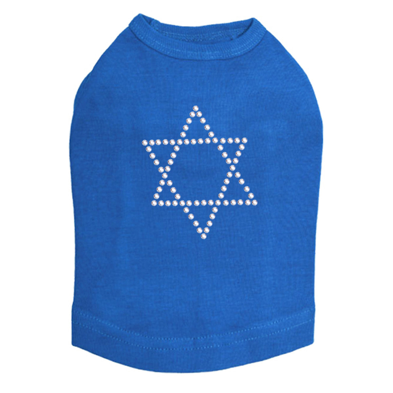 Star of David (Silver Studs) - Dog Tank