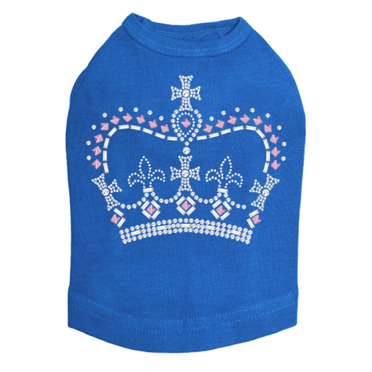 Crown 15 (Clear, Silver, & Pink) - Dog Tank