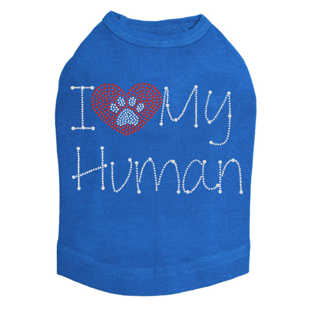 I Love My Human - Dog Tank
