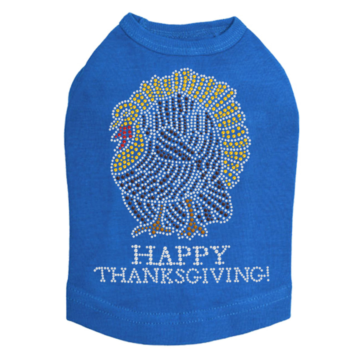 Happy Thanksgiving Turkey - Dog Tank