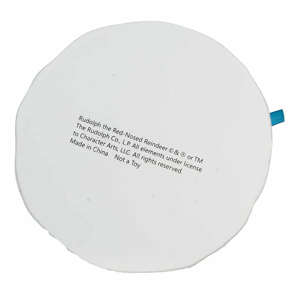 Kurt Adler 6.5-Inch Fabrich Rudolph North Pole Table Piece