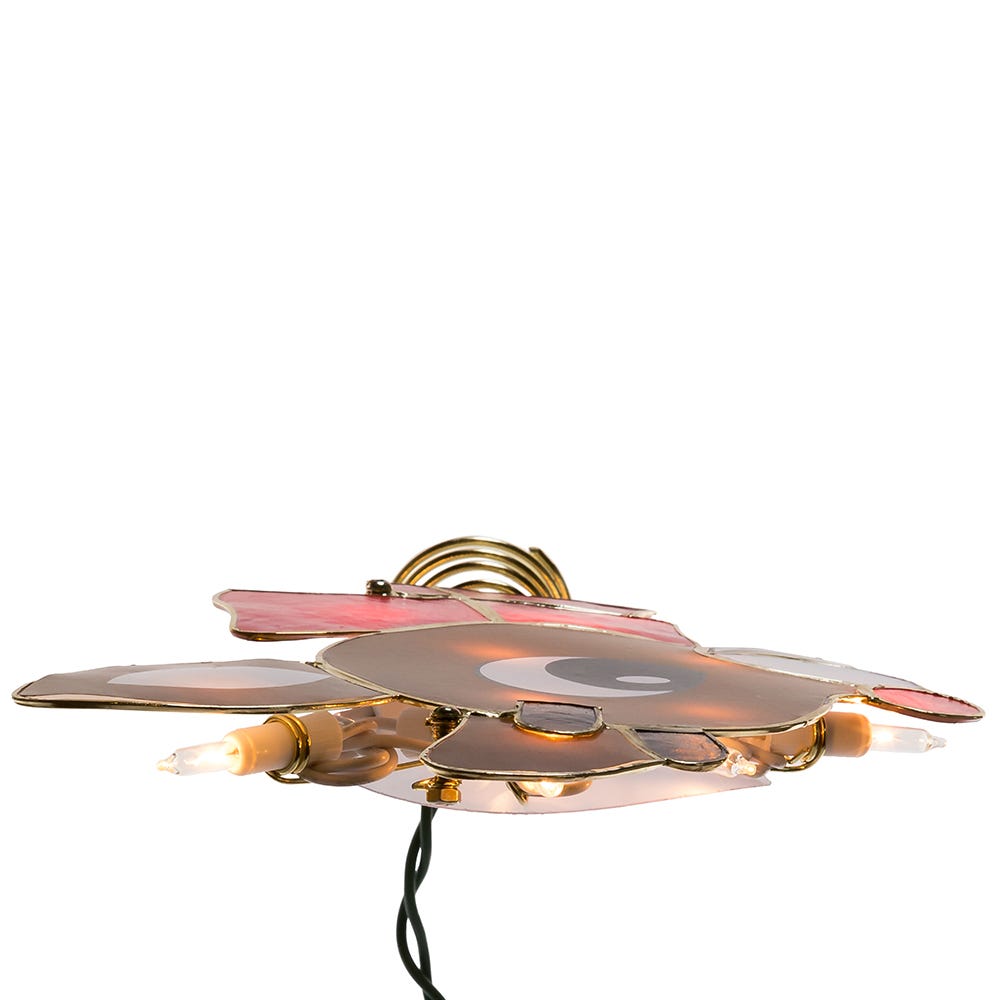 Kurt Adler Rudolph The Red-Nosed Reindeer Lighted Capiz Treetop