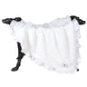 Baby Ruffle Dog Blanket (White)