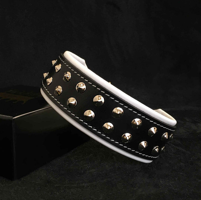Bestia Boston Leather Dog Collar