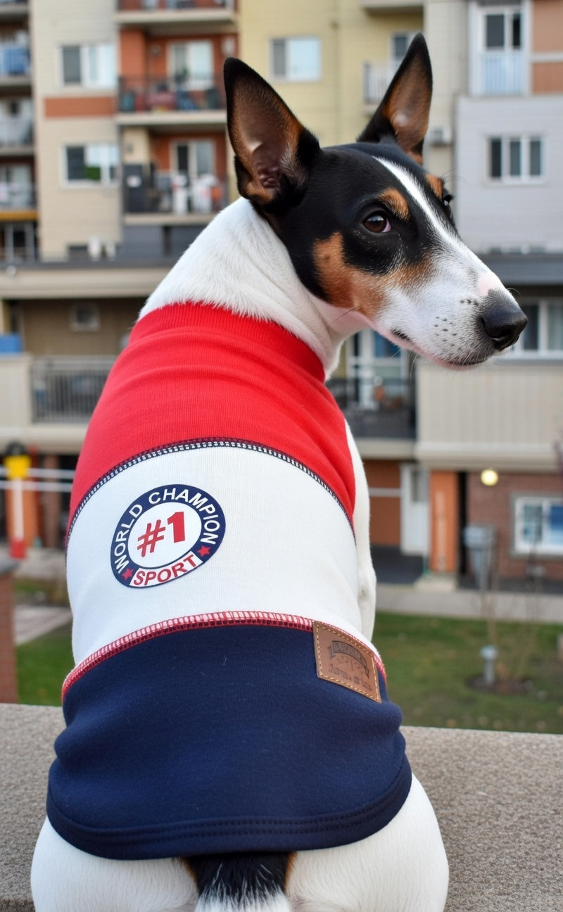 Parisian Pet World Champion Tank Dog T-Shirt-Red