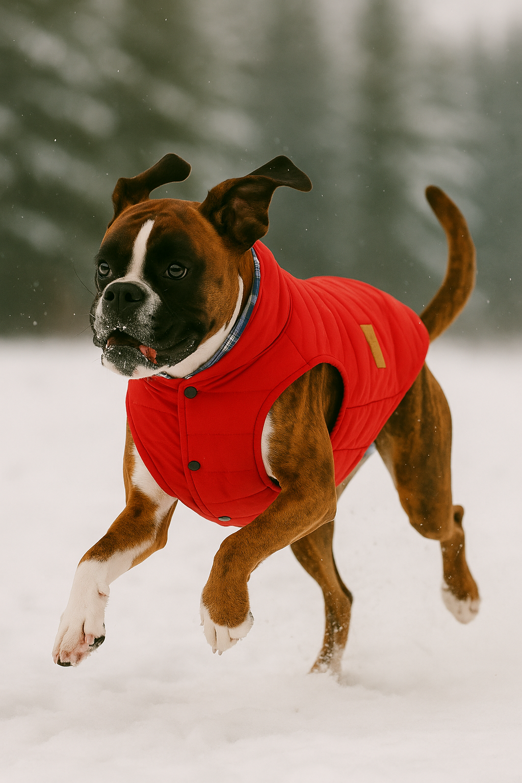 Parisian Pet Plaid Reversible Jacket