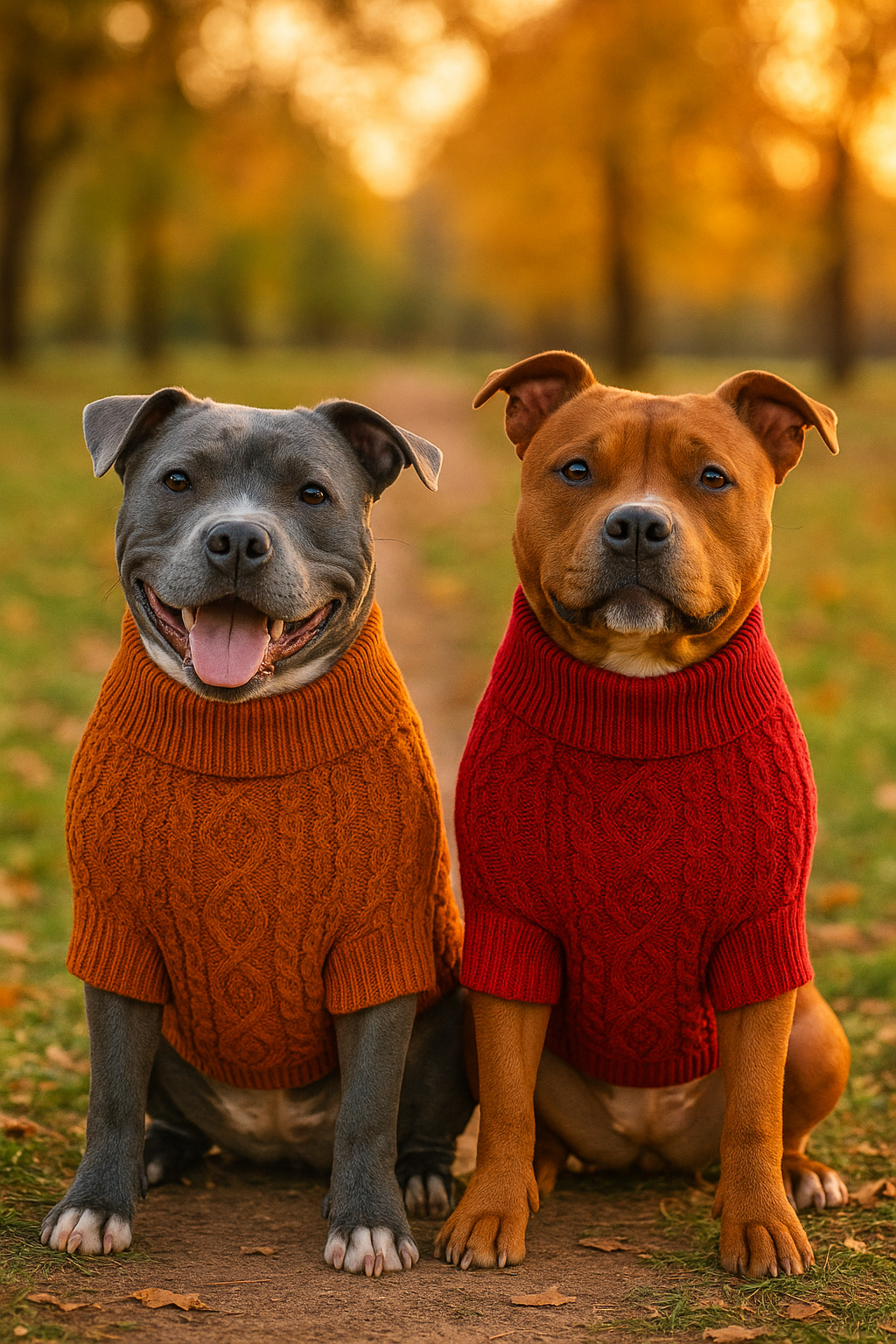 Parisian Pet Cable Knit Sweater - Warm & Stylish Pet Sweater in Terracotta for Dogs & Cats