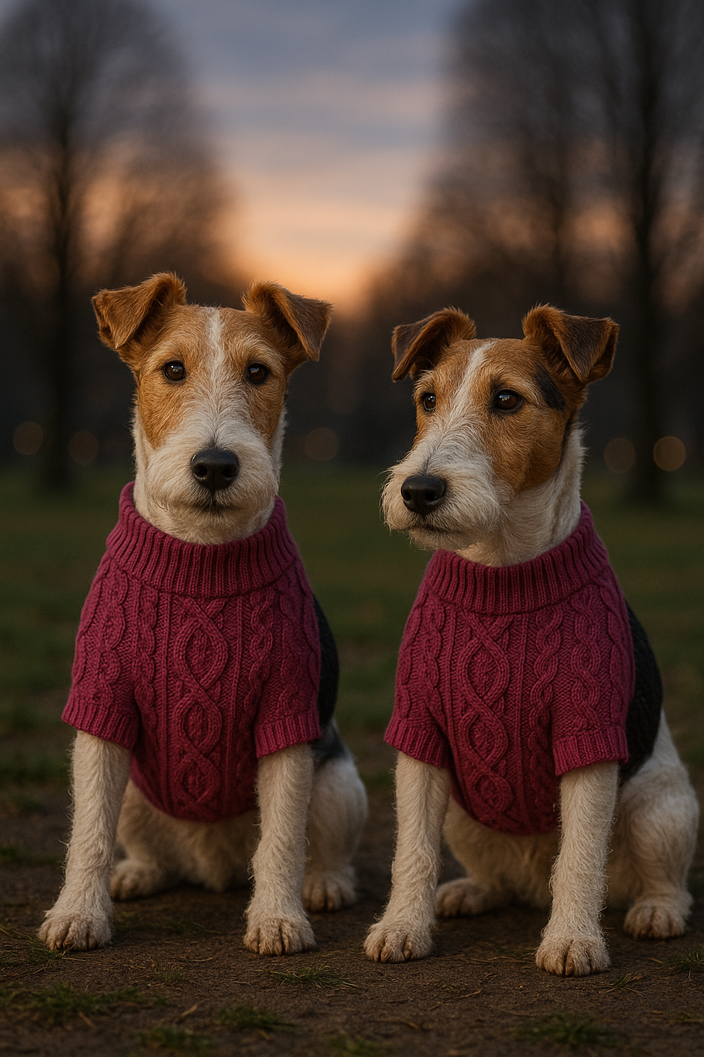 Parisian Pet Cable Knit Sweater