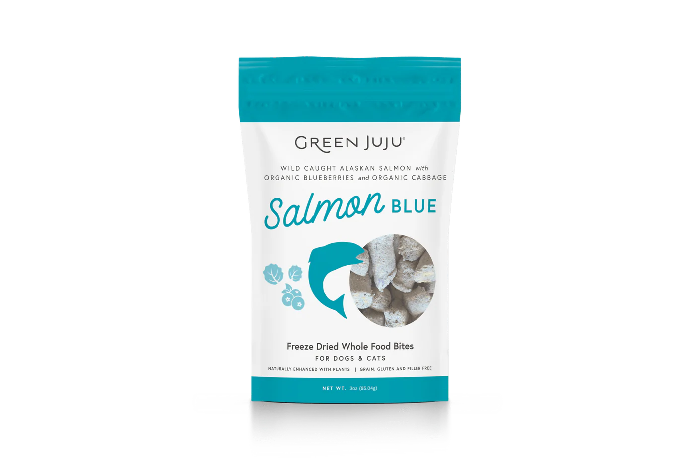 Green Juju Freeze Dried Salmon Blue Whole Food Bites (3OZ)