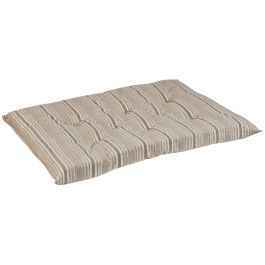 Bowsers Sanibel Stripe Tufted Dog Crate Cushion - Washable Crate and Lounge Comfort