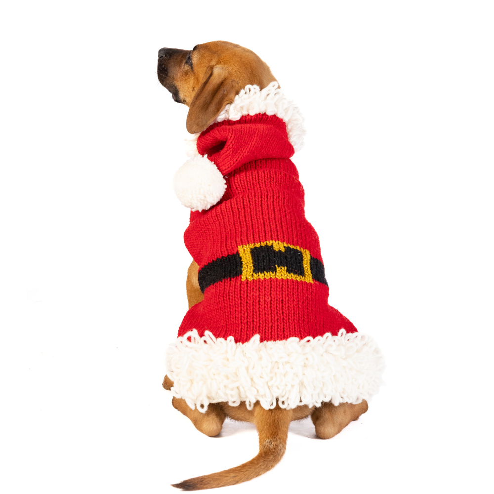 Chilly Dog Santa Wool Dog Sweater