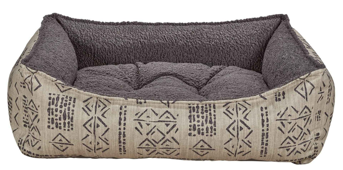 Bowsers Scoop Mayan Bolster Dog Bed - Easy-Entry Bolster Support