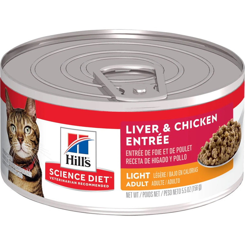 Science Diet Adult Light Liver & Chicken Entre (5.5oz)
