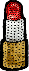 Sequin Lipstick 3 (Small) - Patch