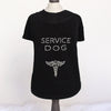 Hello Doggie Service Dog Tee Crystal Tees