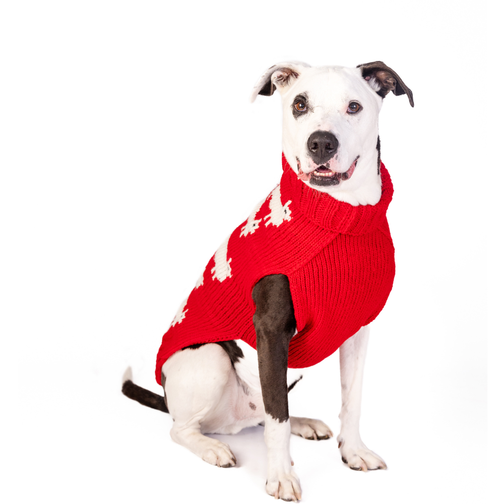 Chilly Dog Black Sheep Wool Dog Sweater