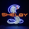 Shelby Cobra Red and Blue Real Glass Neon Sign