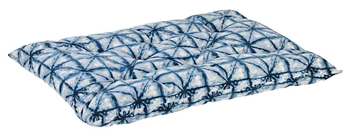 Bowsers Shibori Tufted Dog Crate Cushion - Washable Crate and Lounge Comfort