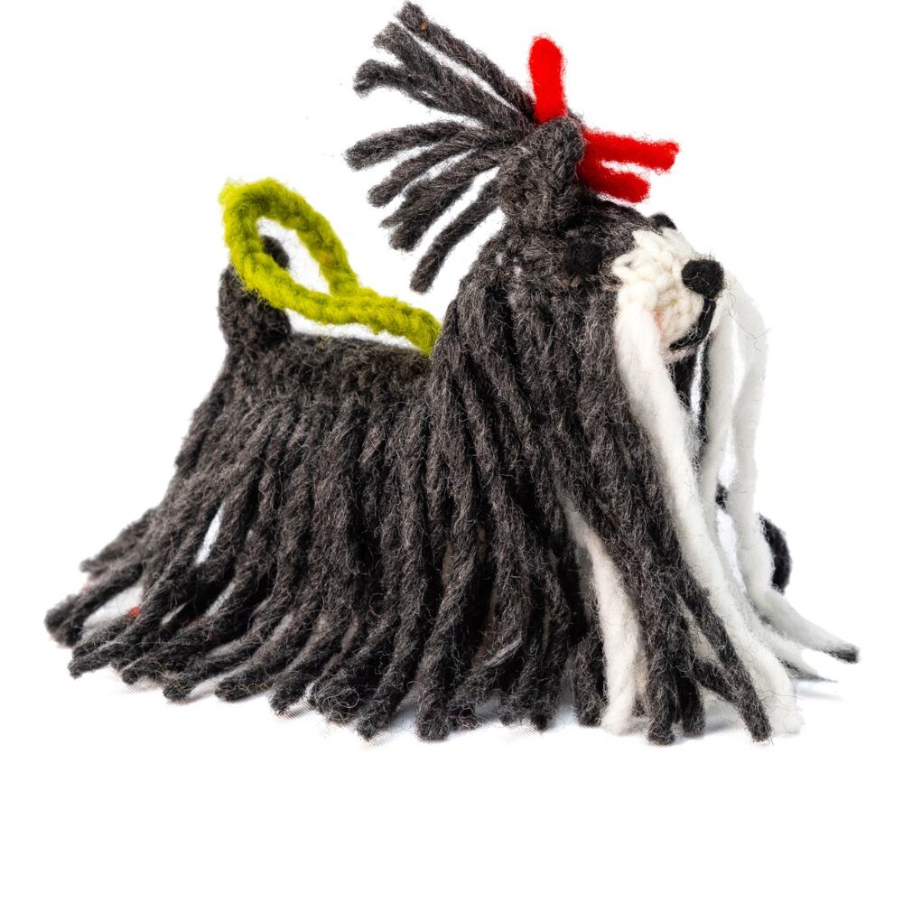 Chilly Dog Shih Tzu Wool Ornament