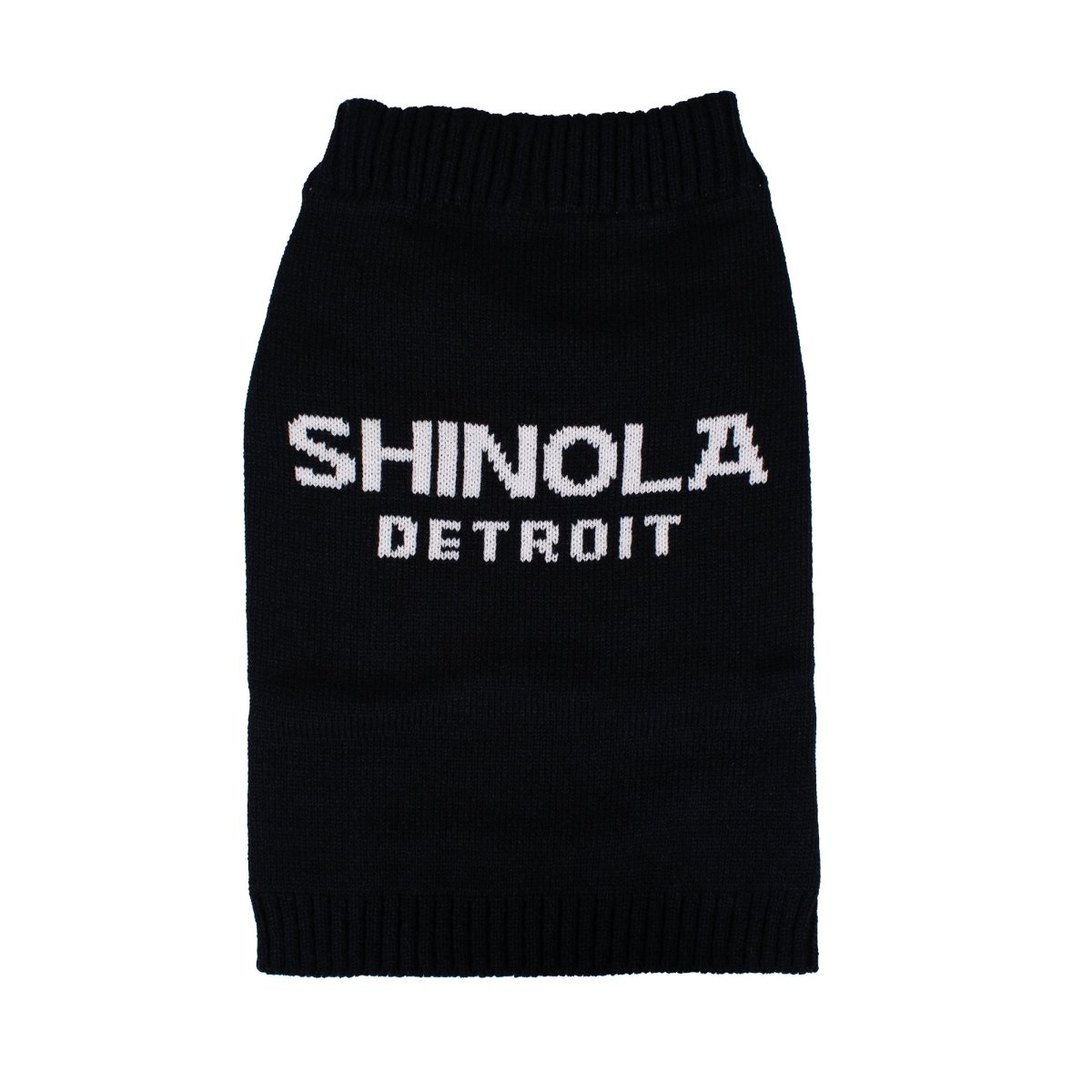 Shinola Brand Logo Knitted Pet Sweater