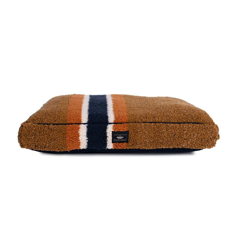 Shinola Brand Stripe Berber Napper Dog Bed premium pet product