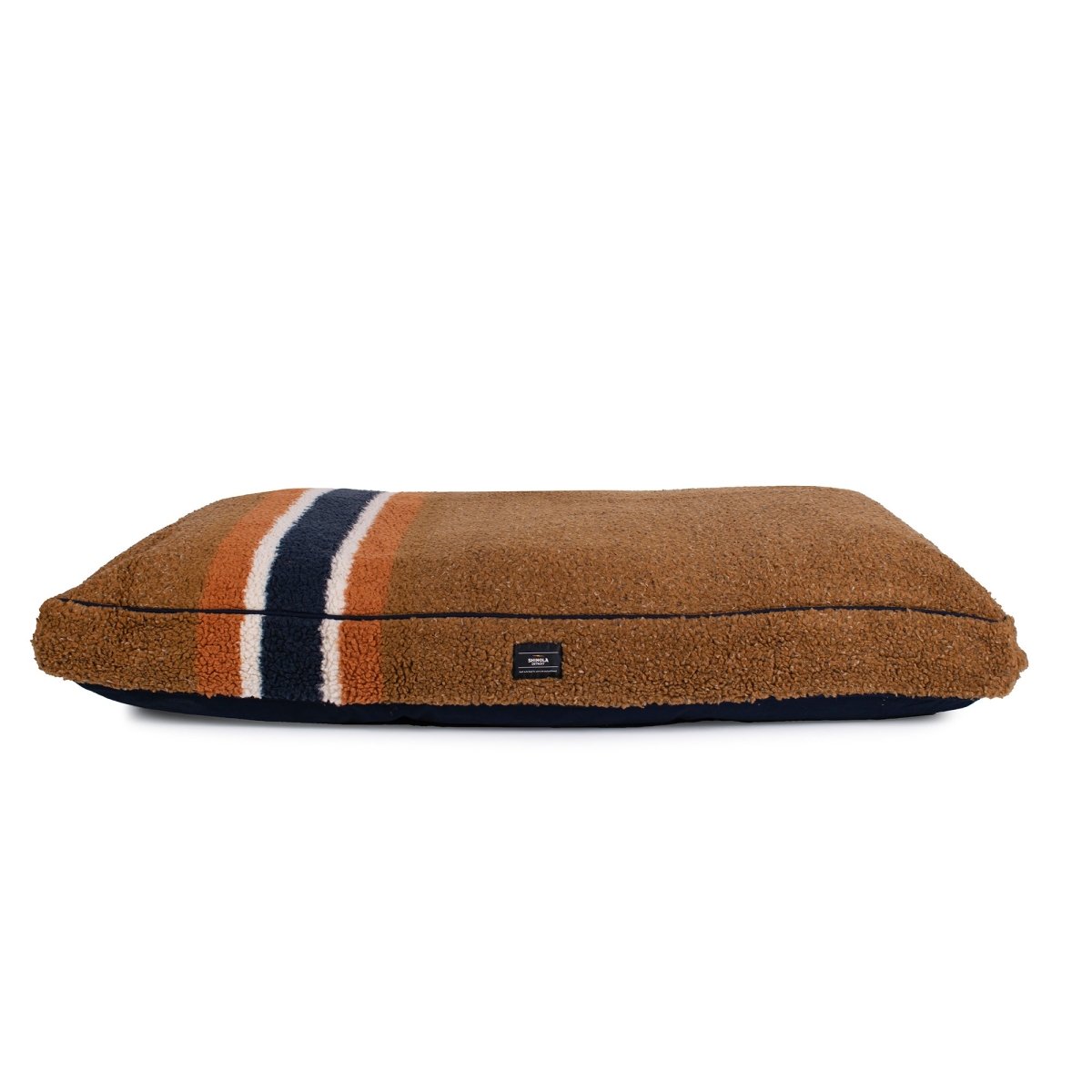 Shinola Brand Stripe Berber Napper Dog Bed premium pet product