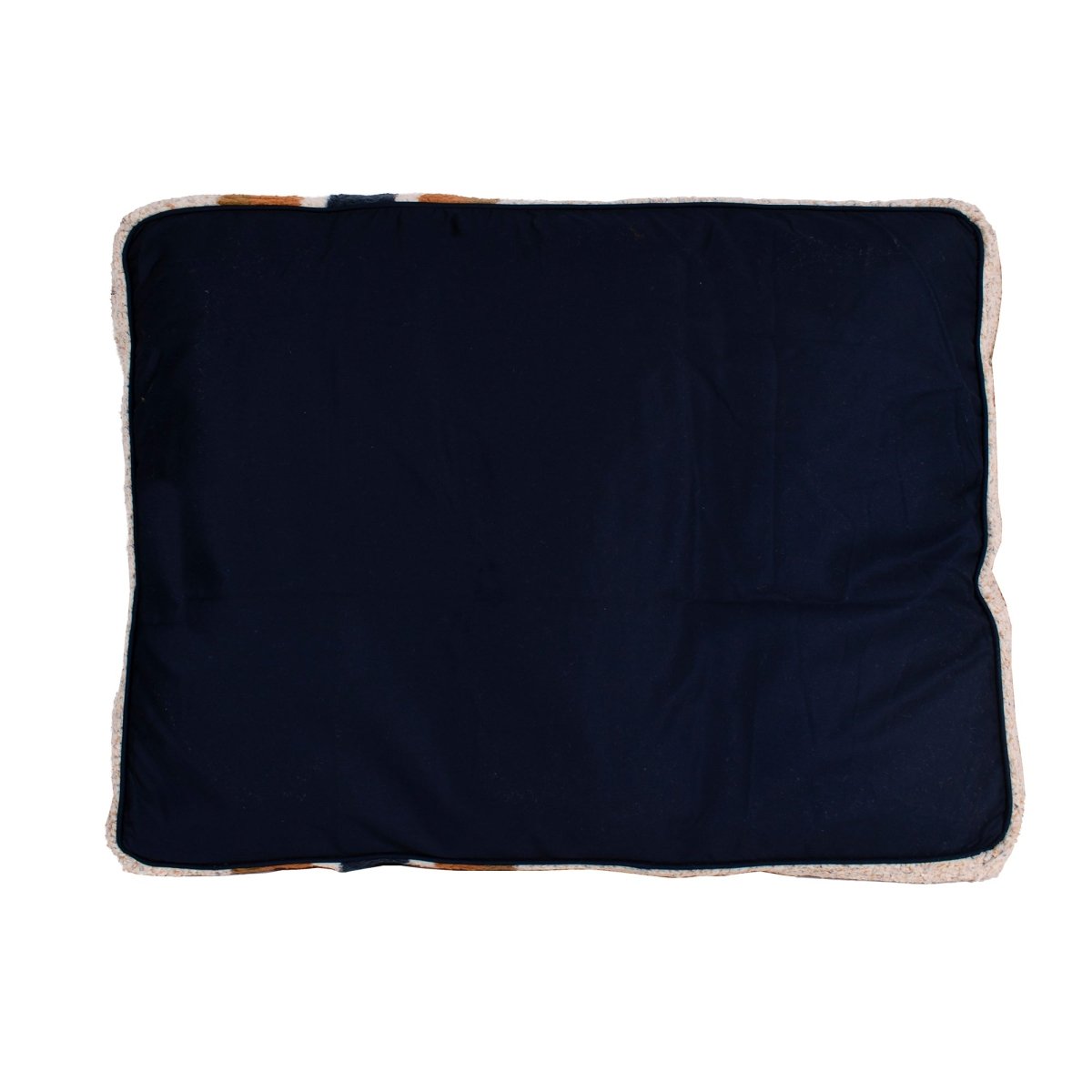 Shinola Brand Stripe Napper Pillow Berber Dog Bed Oatmeal premium pet product
