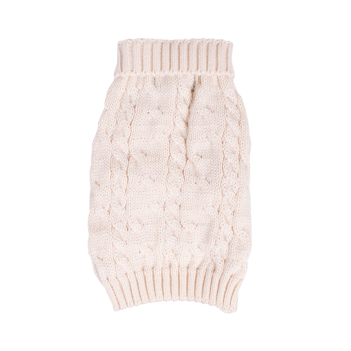 Shinola Cable Knit Pet Sweater