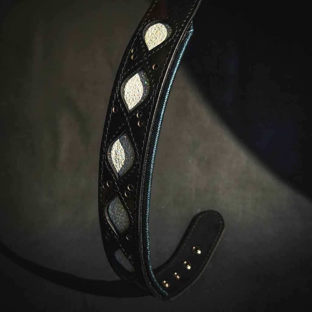 Bestia Avatar Leather Dog Collar